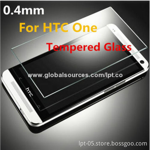 Premium Explosion-proof Tempered Glass Screen Protector for HTC ONE M7 For HTC with Retail Package